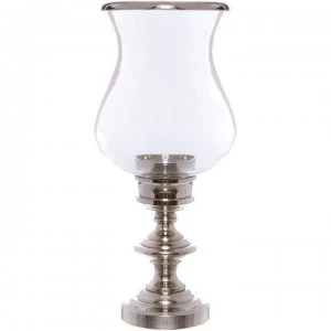 Image of Hotel Collection Hurricane Lantern Large - Silver