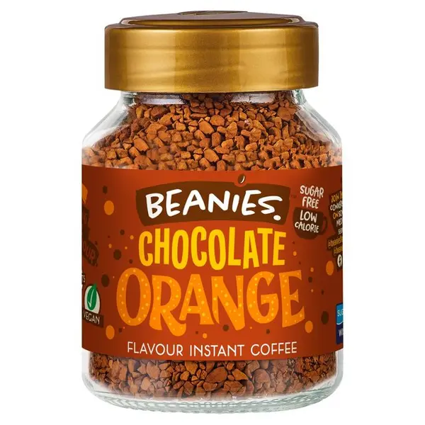 image of Beanies Chocolate Orange Instant Coffee 50g