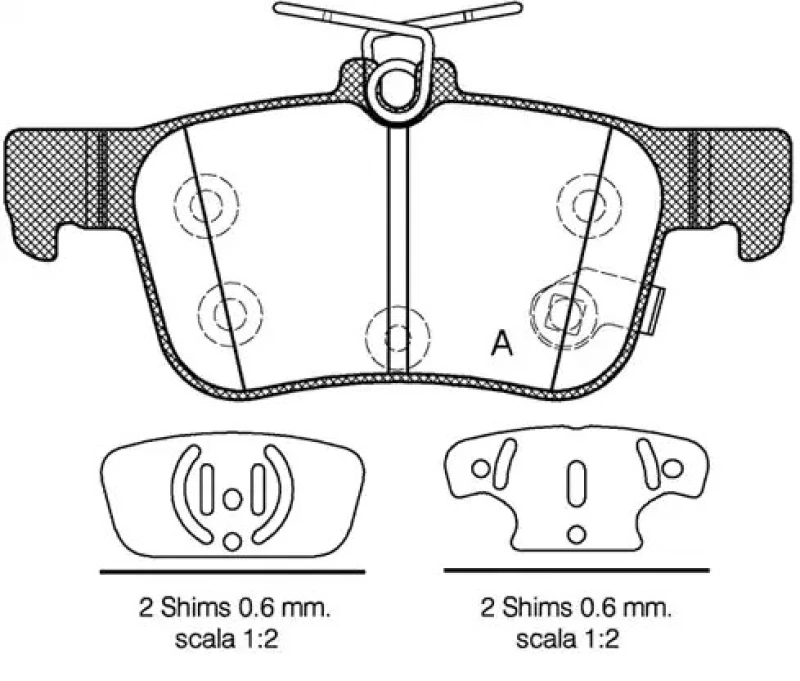 Image of Brake pad set VAICO V25-1775