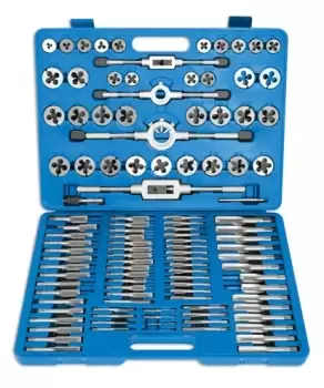 image of Laser Tools 4554 Metric Tap & Die Set 110pc Alloy Steel