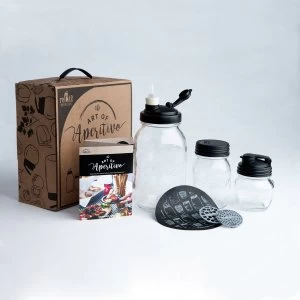 Image of Recap Mason Jars Aperitivo Happy Hour Gift Set