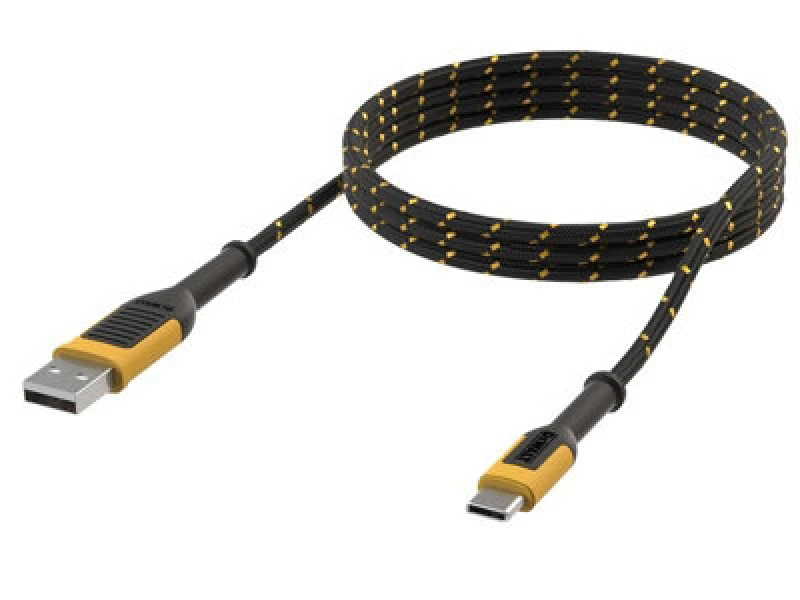 Image of DEWALT 131 1361 Dwg USB A To USB C Reinforced Charging Cable 1.2M 4ft Dwt1311361