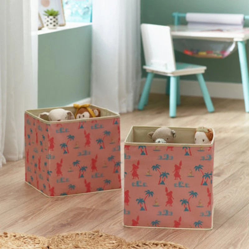 Image of Disney Moana 2-Pc Fabric Storage Boxes - Collapsible Toy Chest For Kids Books, Treasures & Toys