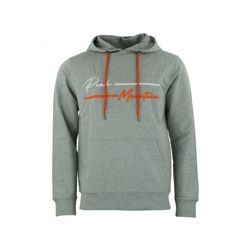 Image of Cotton sweatshirt Peak Mountain French Terry Gris Male M
