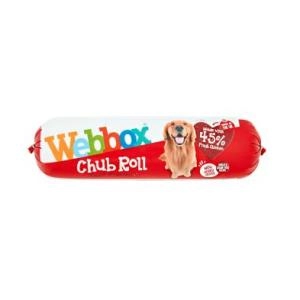 image of Webbox Chub Roll Beef Dog Food 720g