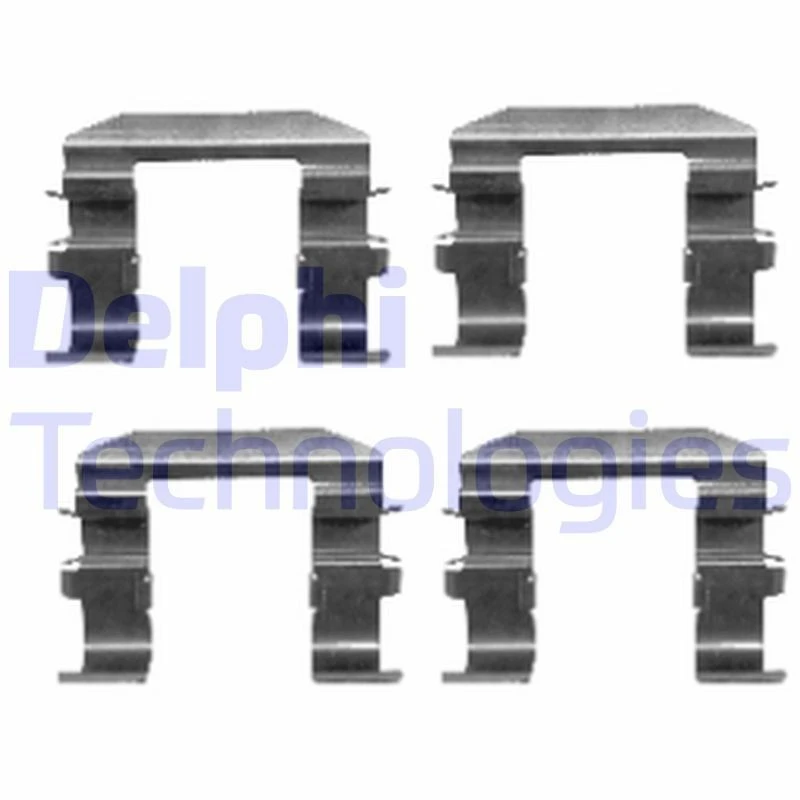 Image of DELPHI Brake pad fitting kit DELPHI LX0417