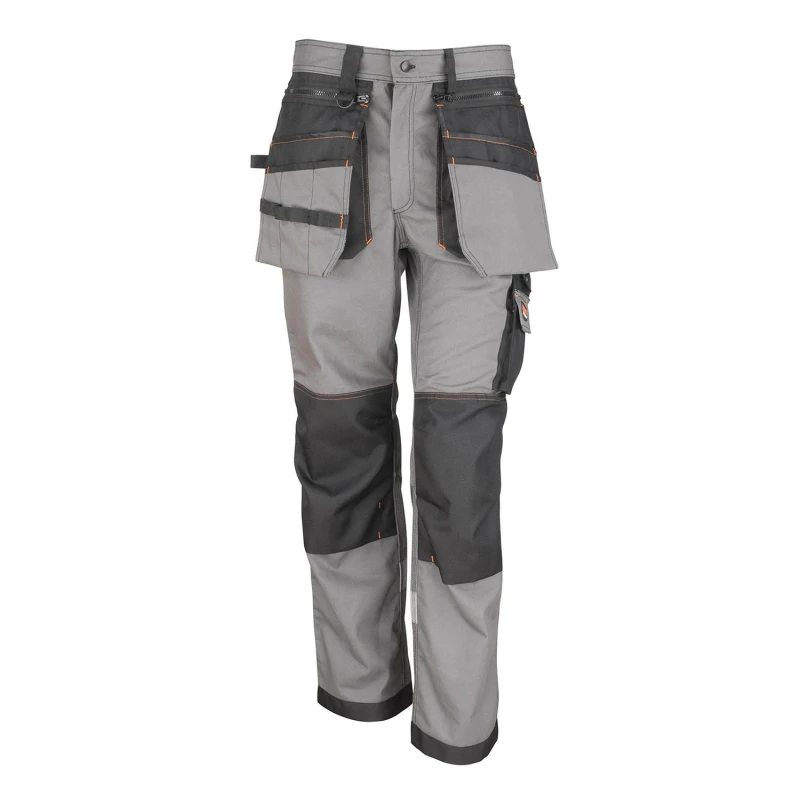Image of Result Result Men X-Over Holster Pocket Trousers in Grey Size: 3X-Large Grey XXXL Male 5063527498267