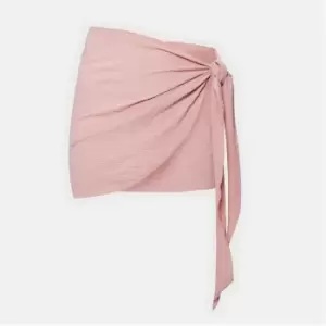 Missguided Plus Size Crinkle Sarong - Nude