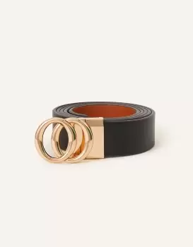 Image of Accessorize Womens Reversible Belt Multi, Size: L