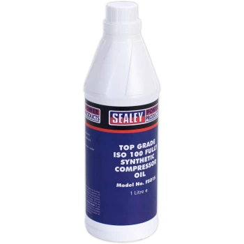 image of Sealey Fully Synthetic Compressor Oil 1l