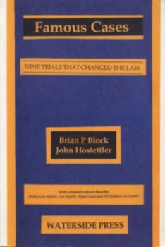 Image of Famous cases by Brian P Block