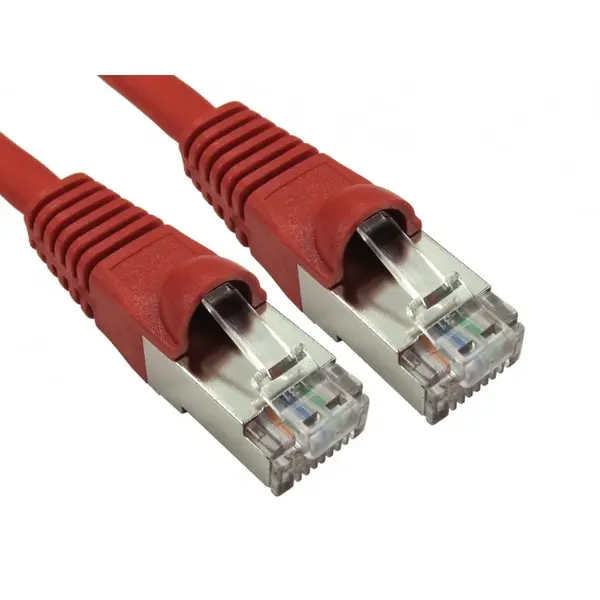 Image of Cables Direct 0.5m CAT6A Patch Cable (Red)