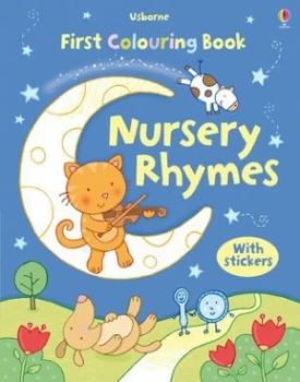 Image of First Nursery Rhymes Colouring Book with Stickers by Claire Ever Paperback