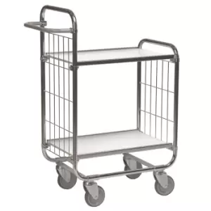 Image of Order Picking Trolley with 3 adjustable shelves - 1120 x 470 x 1195mm