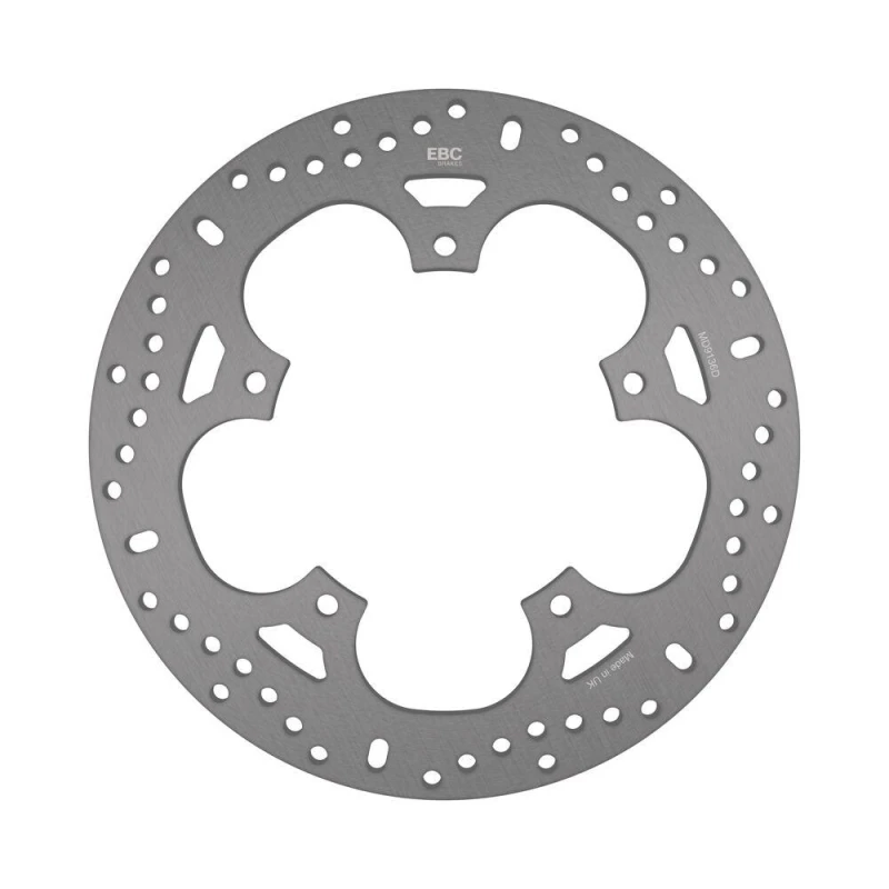 Image of MD9136D - EBC Round D-Series Brake Disc For Yamaha YP 400 Majesty 2005-2013 Front Silver/Stainless Steel MD9136D