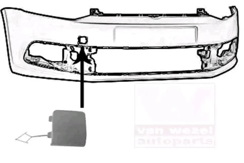 Image of VAN WEZEL 5814587 Cover, towhook ** Equipart ** Right Front Cover,towhook (21)