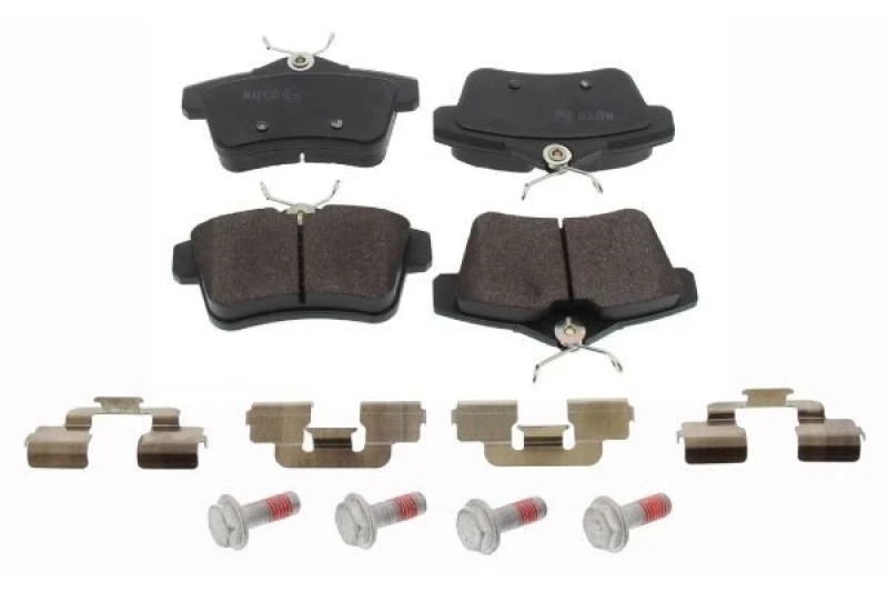 Image of MAPCO 6954 Brake pad set Rear Axle, excl. wear warning contact Brake Pad Set,disc brake (402)