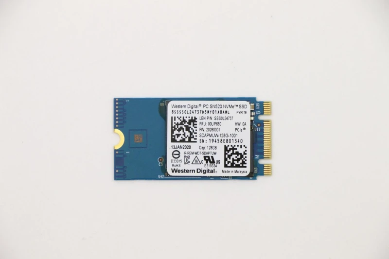 Image of Lenovo 128G M.2 PCIe NVMe SSD Gen3x2