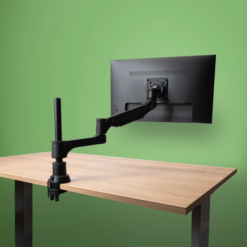 Image of R-Go Tools R-Go Tools Monitor arm R-Go Caparo Single, fully adjustable with gas spring, 3-9 kg load capacity, 100% circular, Black RGOVLCA4SI