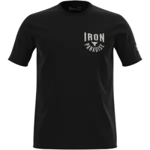 Image of Under Armour Project Rock Paradise T Shirt Mens - Black