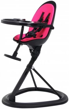 image of Ickle Bubba Orb Pink on Black Highchair