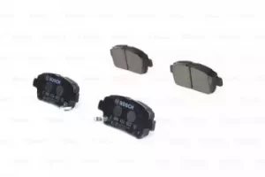 Image of Bosch 0986424803 BP970 Brake Pad Set Disc Brake Front Axle