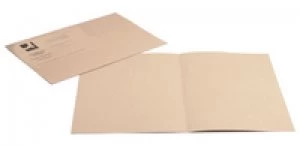 Image of Q Connect Sq Cut Fldr Lwt Fc Buff - 100 Pack