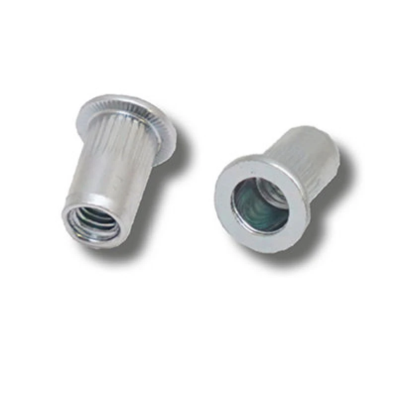 Image of Jrp Riveting Products M3 X 11.5 Steel Flat Head Round Knurled Body - Jrprnsfh0335