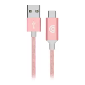 Image of Griffin USB-C to USB-A Premium Durable Cable 1.8M / 6ft Rose Gold