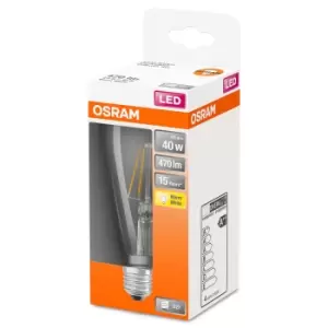 Image of Osram 40W Filament Clear E27 Edison LED Bulb - Warm White