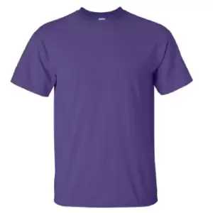 Gildan Mens Ultra Cotton Short Sleeve T-Shirt (S) (Purple)