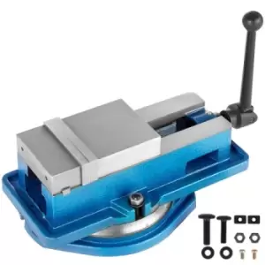 Image of VEVOR Precision Milling Machine Vise 4" Accu Lock Swivel Base Clamping Vise 360 Degrees Scale Bench Vice Clamp 100mm Width for Milling Drilling Machin