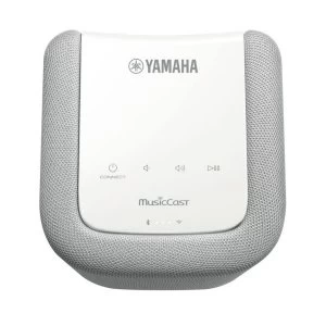 image of Yamaha WX010W MusicCast Compact Single Network Speaker in White