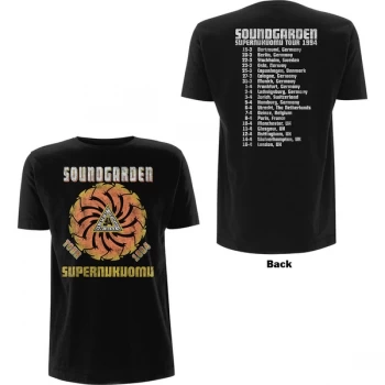 image of Soundgarden - Superunknown Tour '94 Unisex Large T-Shirt - Black