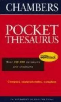 Image of Chambers Pocket Thesaurus Hardback