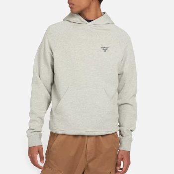 Image of Barbour Beacon Mens Pop Over Hoodie - Grey - L