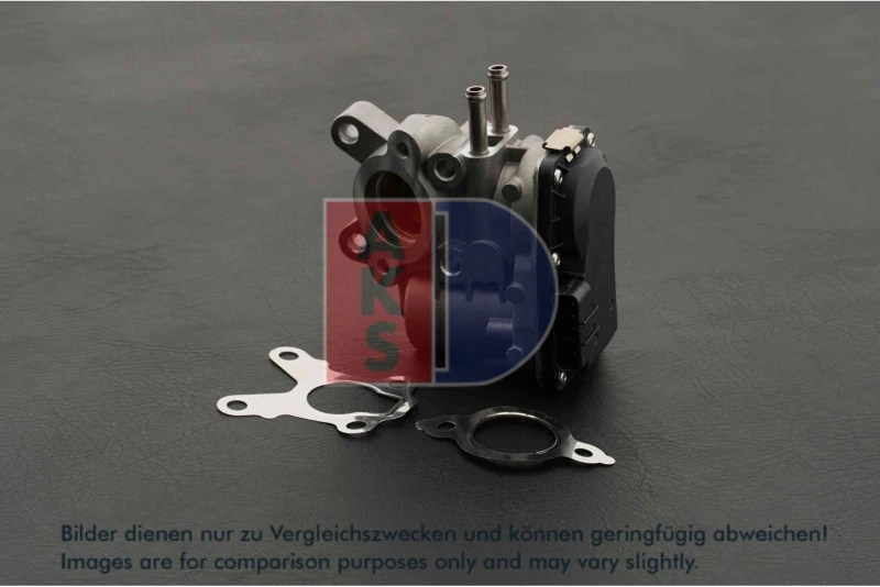 Image of AKS DASIS 075004N EGR valve Control Unit/Software must be trained/updated, Electric, without gaskets/seals EGR Valve (1145)