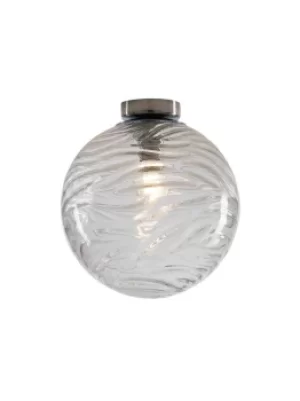 Image of NEREIDE Globe Ceiling Light Transparent 25x27.4cm