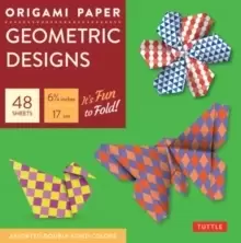 Image of Origami Paper Geometric Prints 48 Sheets 6 3/4" (17 cm) : Large Tuttle Origami Paper: High-Quality Origami Sheets Printed with 6 Different Patterns (I
