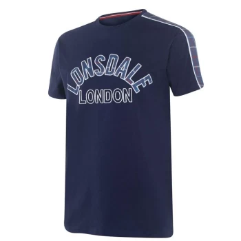 Image of Lonsdale Gentleman T Shirt - Navy