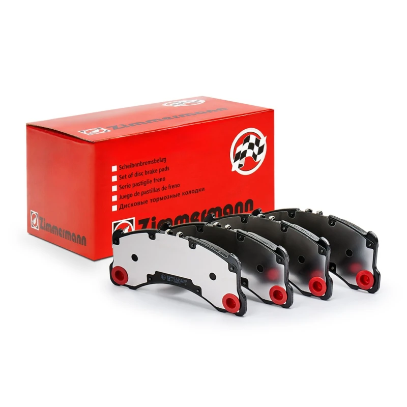 Image of ZIMMERMANN 25007.168.1 Brake pad set Front Axle, prepared for wear warning indicator, Photo corresponds to scope of supply Brake Pad Set,disc brake (
