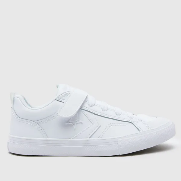 Converse white pro blaze v lo Junior trainers White UK 10 (EU 27)