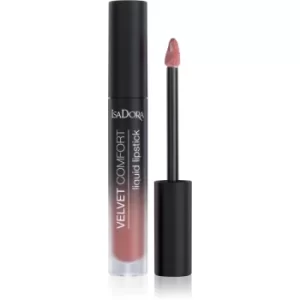 IsaDora Velvet Comfort Semi-Matte Lipstick Shade 52 Coral Rose 4ml