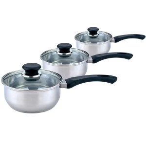 image of Sabichi Day to Day 3 Piece Saucepan Set