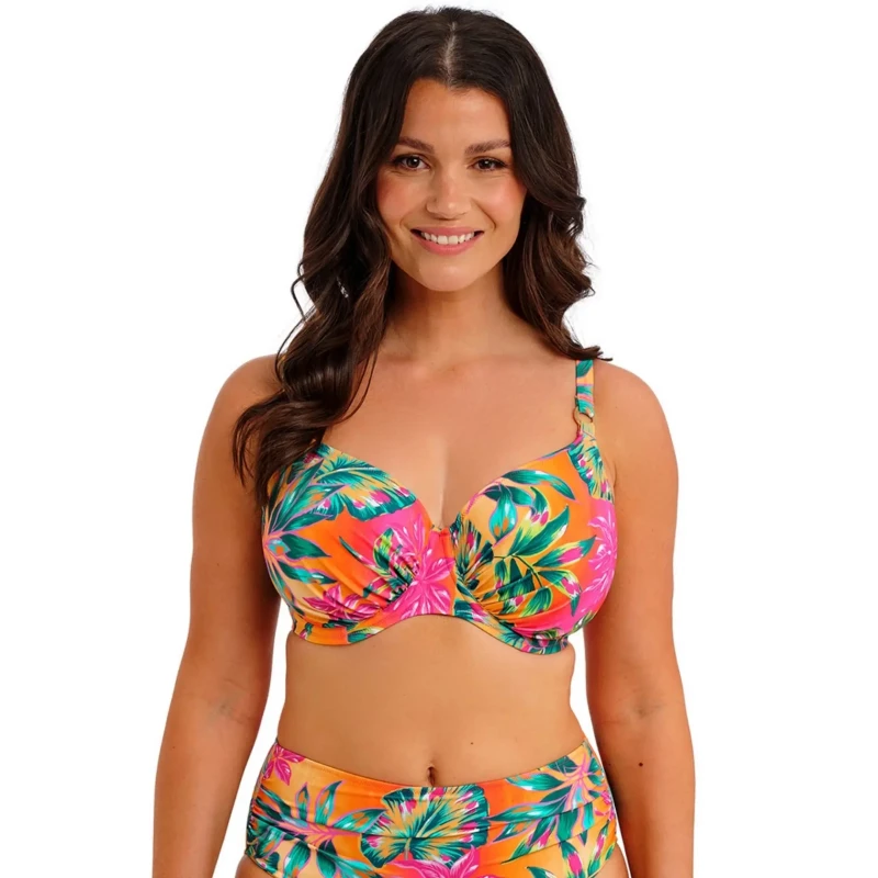 Image of 2 Piece swimsuit For Her Fantasie Sunset Reef Orange Female 90J