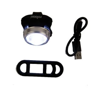 image of Rolson Front White COB Bike Light - USB Charging