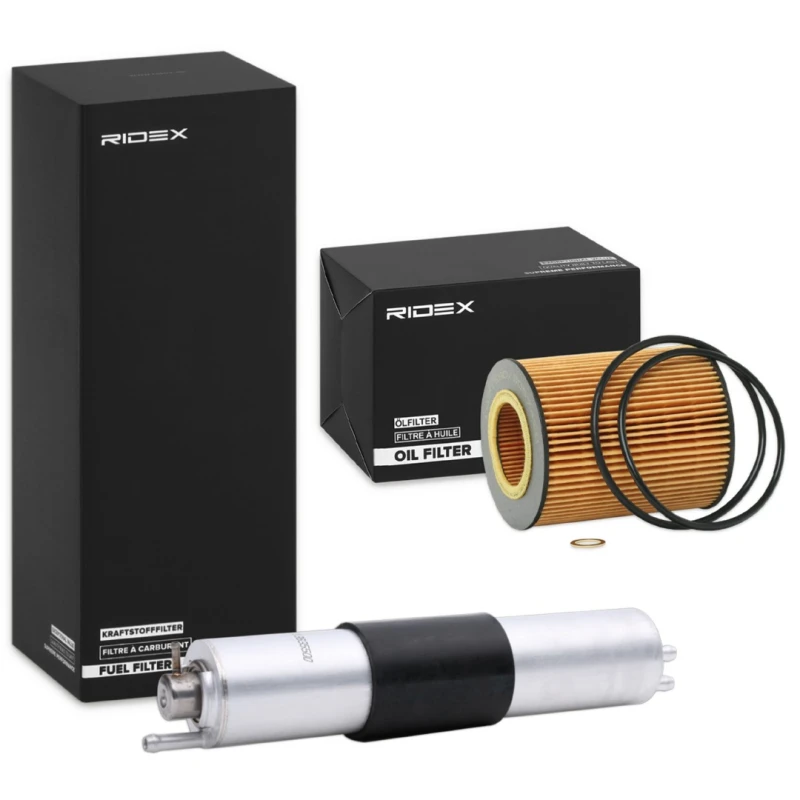 Image of RIDEX 4055F34686 Filter Set with gaskets/seals Filter Set (4055)