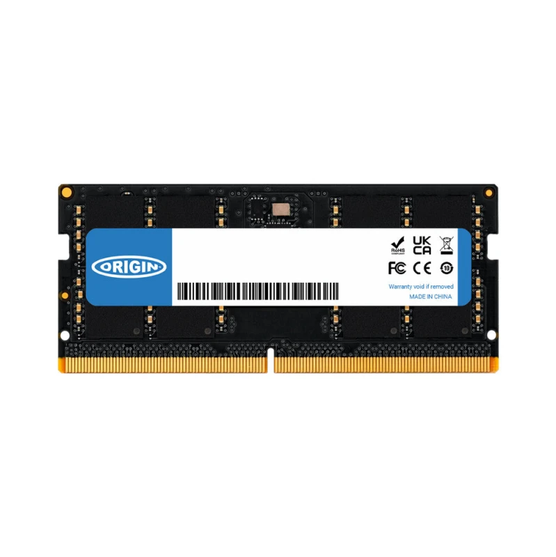 Image of Origin Storage Origin Storage 16GB DDR5 5600MHz SODIMM 1Rx8 ECC 1.1V OM16G55600SO1RX8E11