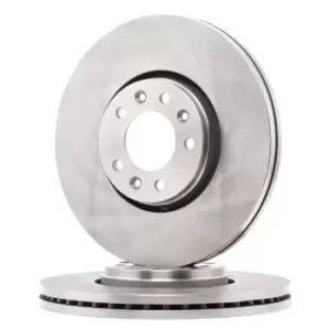 Image of FERODO Brake disc FIAT,PEUGEOT,CITROEN DDF1615 1611841980,1618865180,424924 Brake rotor,Brake discs,Brake rotors 424925,424992,4249K0,1440027088