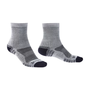 Image of Bridgedale HIKE Lightweight Merino Performance Ankle Original Mens - Large Silver / Navy